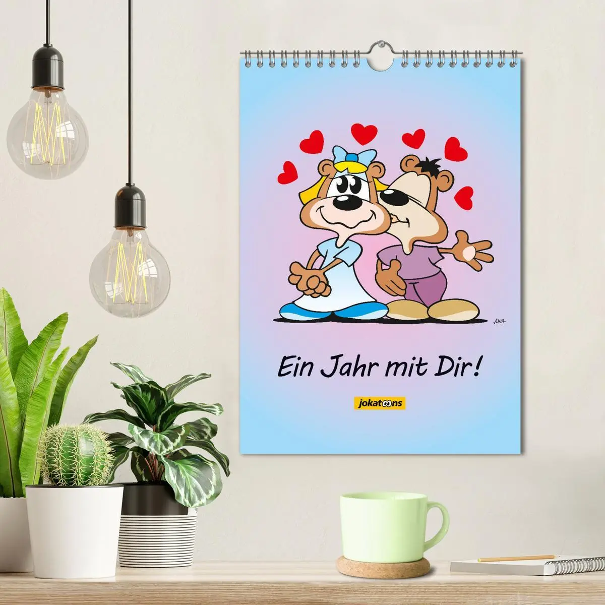 Bild: 9783516378351 | Ein Jahr mit Dir! (Wandkalender 2026 DIN A4 hoch), CALVENDO...