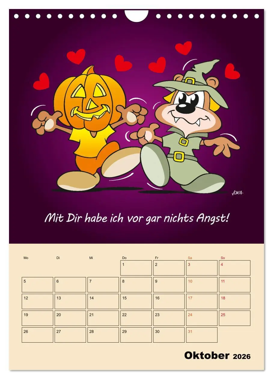 Bild: 9783516378351 | Ein Jahr mit Dir! (Wandkalender 2026 DIN A4 hoch), CALVENDO...