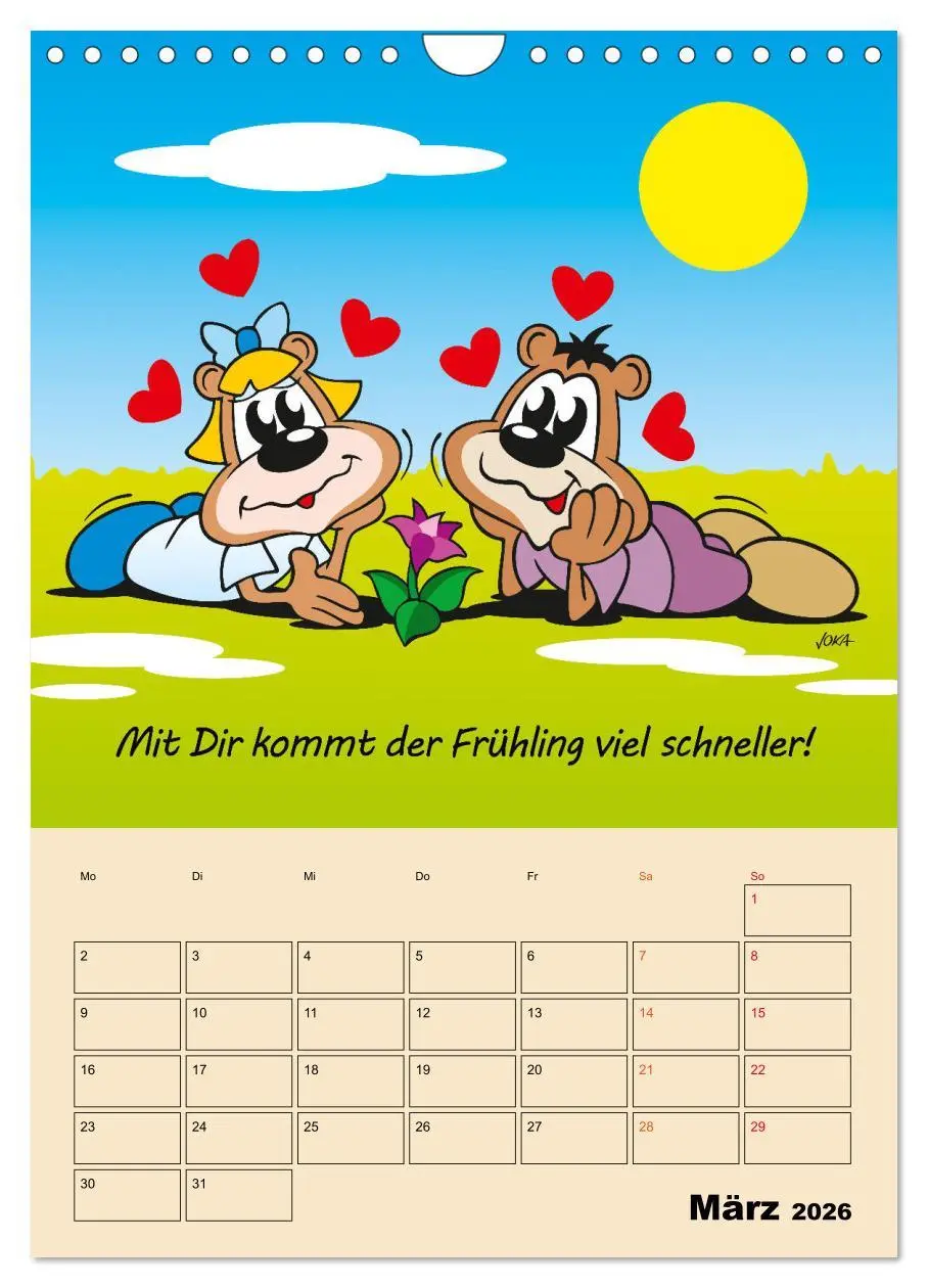 Bild: 9783516378351 | Ein Jahr mit Dir! (Wandkalender 2026 DIN A4 hoch), CALVENDO...