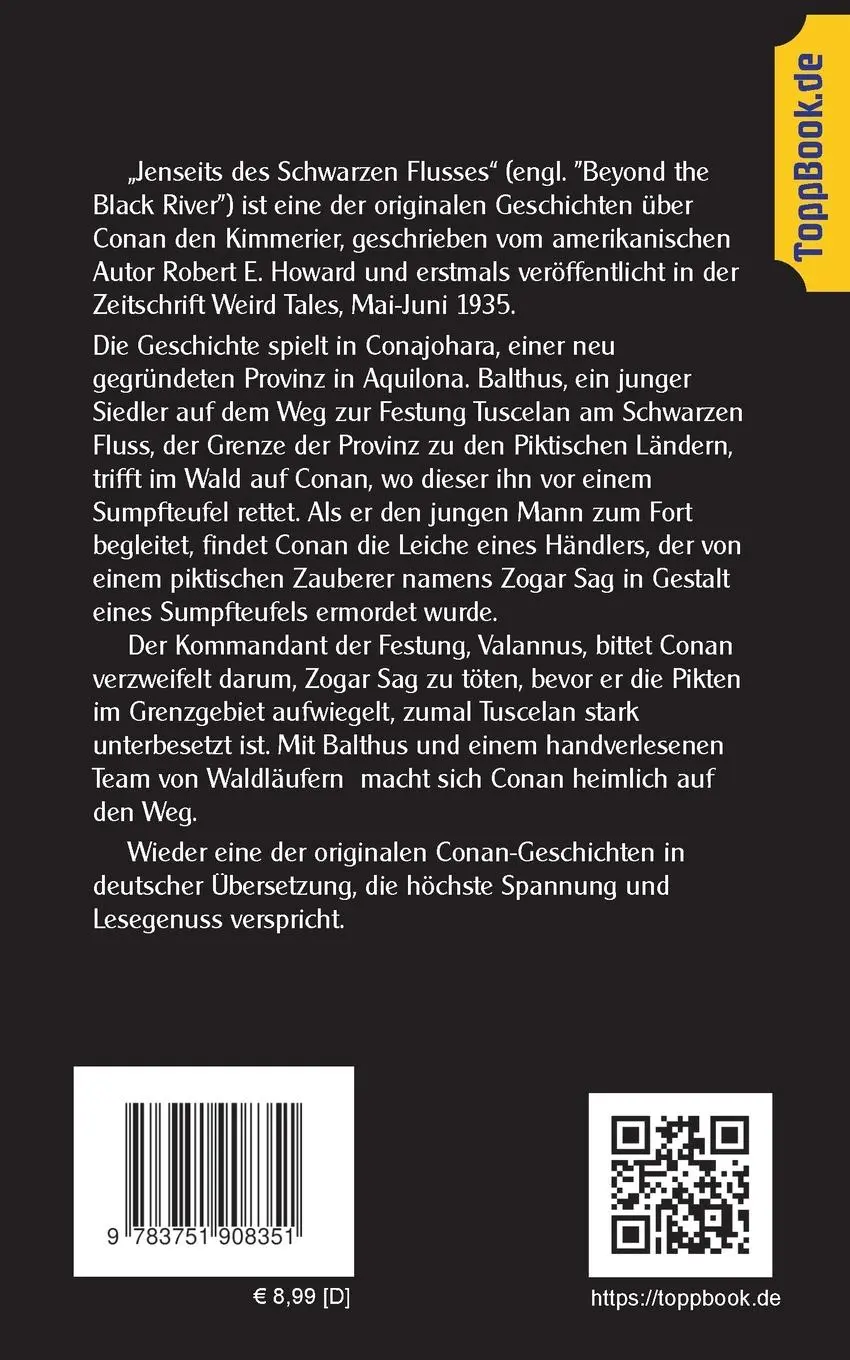 Rückseite: 9783751908351 | Conan der Legendäre | Jenseits des Schwarzen Flusses | Howard (u. a.)