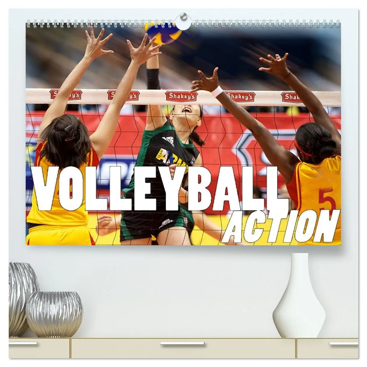 Cover: 9783569838451 | Volleyball Action (hochwertiger Premium Wandkalender 2027 DIN A2...