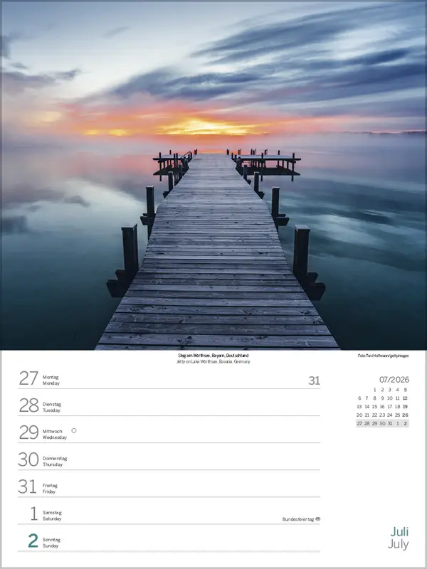Bild: 9783731888451 | Augenblicke der Stille 2026 | Verlag Korsch | Kalender | 54 S. | 2026