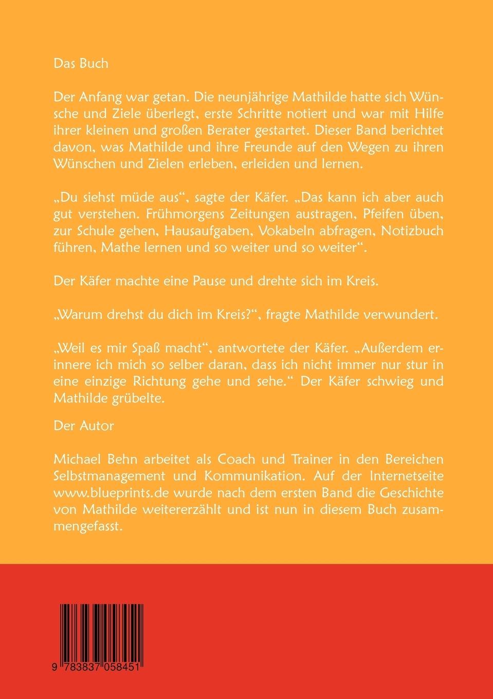 Rückseite: 9783837058451 | Mathildes Abenteuer Band 2 | Michael Behn | Taschenbuch | 100 S.