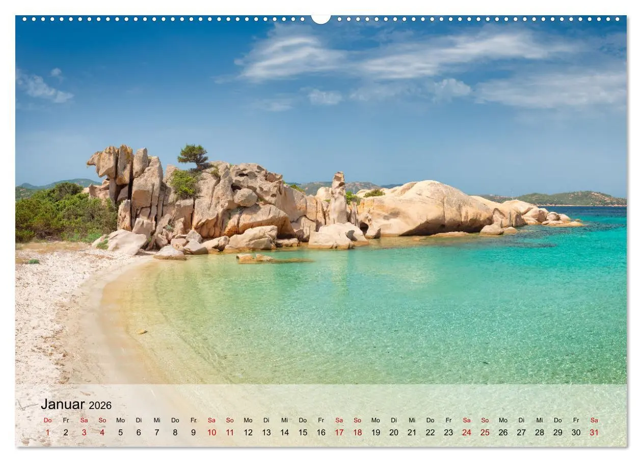 Bild: 9783457578551 | Wunderbares Sardinien (Wandkalender 2026 DIN A2 quer), CALVENDO...