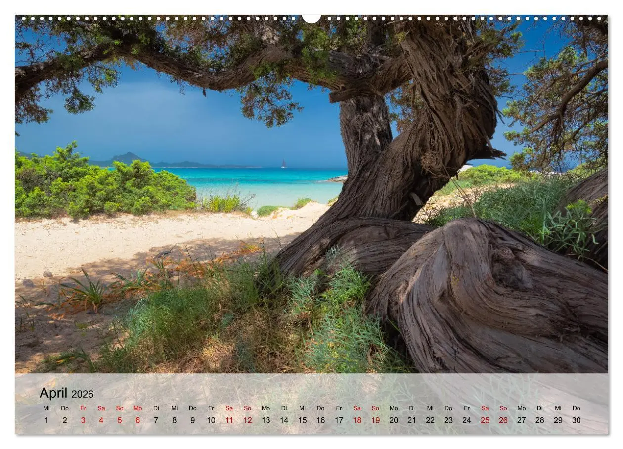 Bild: 9783457578551 | Wunderbares Sardinien (Wandkalender 2026 DIN A2 quer), CALVENDO...
