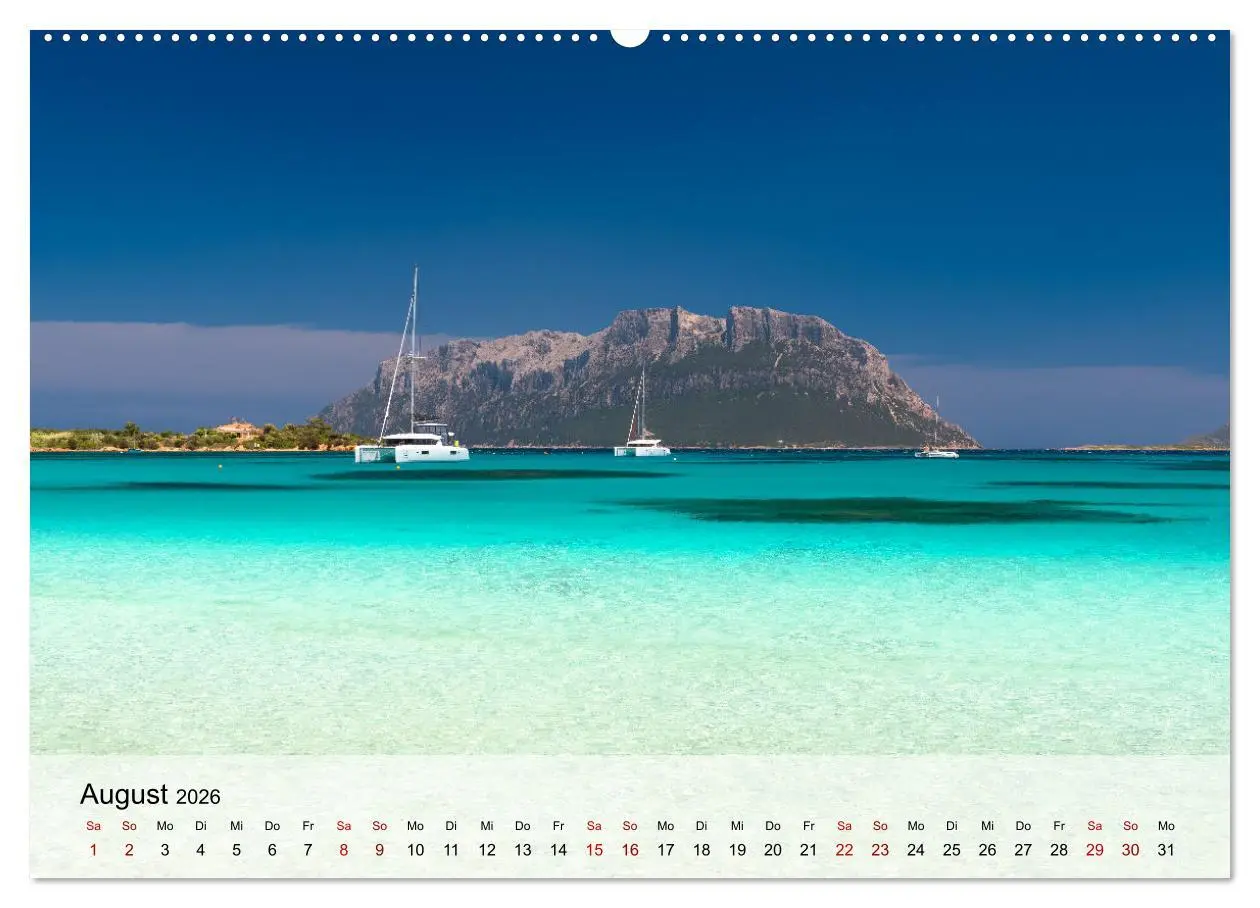 Bild: 9783457578551 | Wunderbares Sardinien (Wandkalender 2026 DIN A2 quer), CALVENDO...