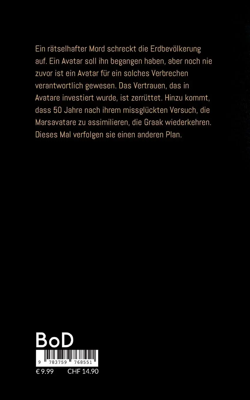 Rückseite: 9783759768551 | Die Rückkehr der Graak | Science-Fiction Roman | Hans Melzer-Gunesch