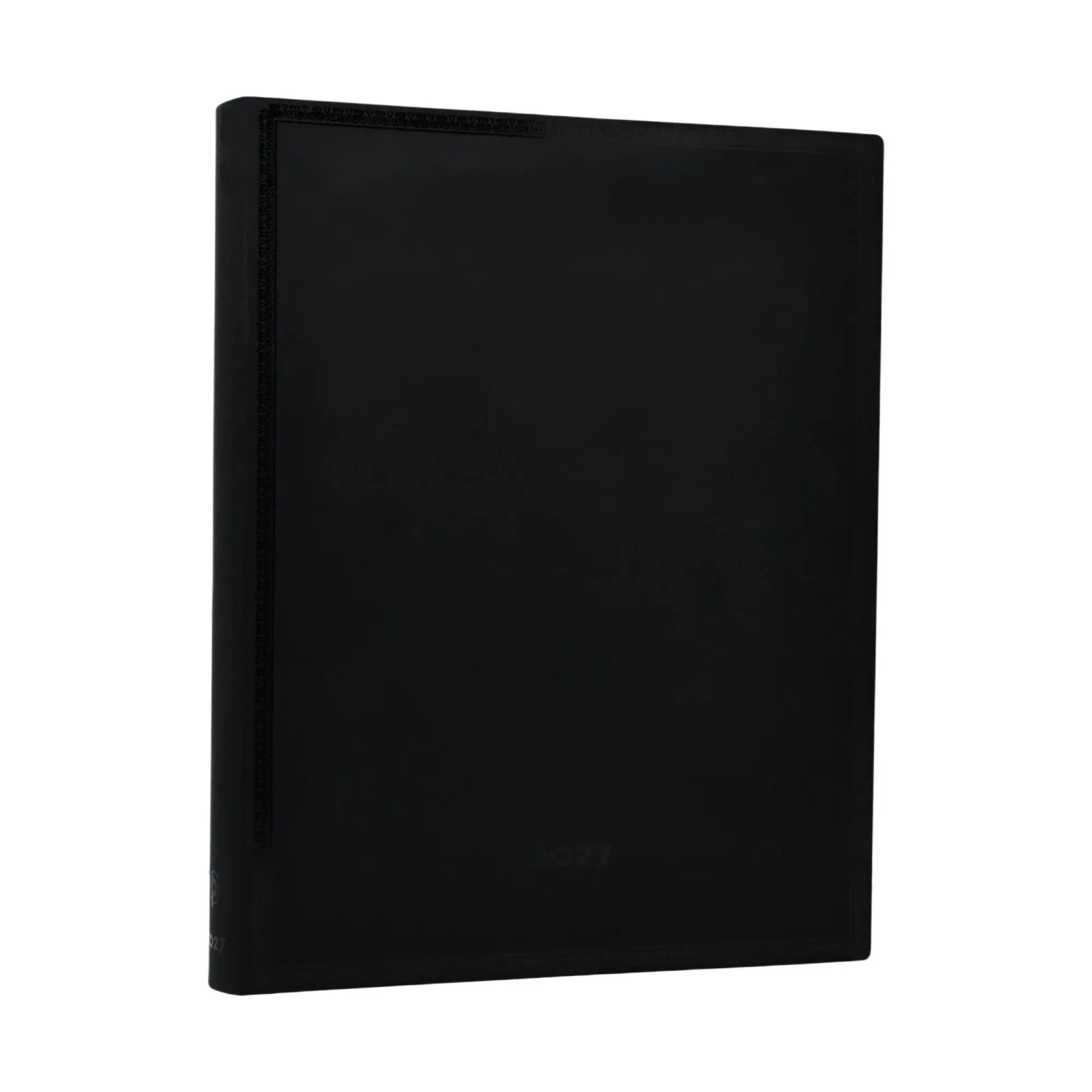 Cover: 9780349718651 | 12-Monatskalender 2027 Black Edition Schlicht Ultra Tagesüberblick