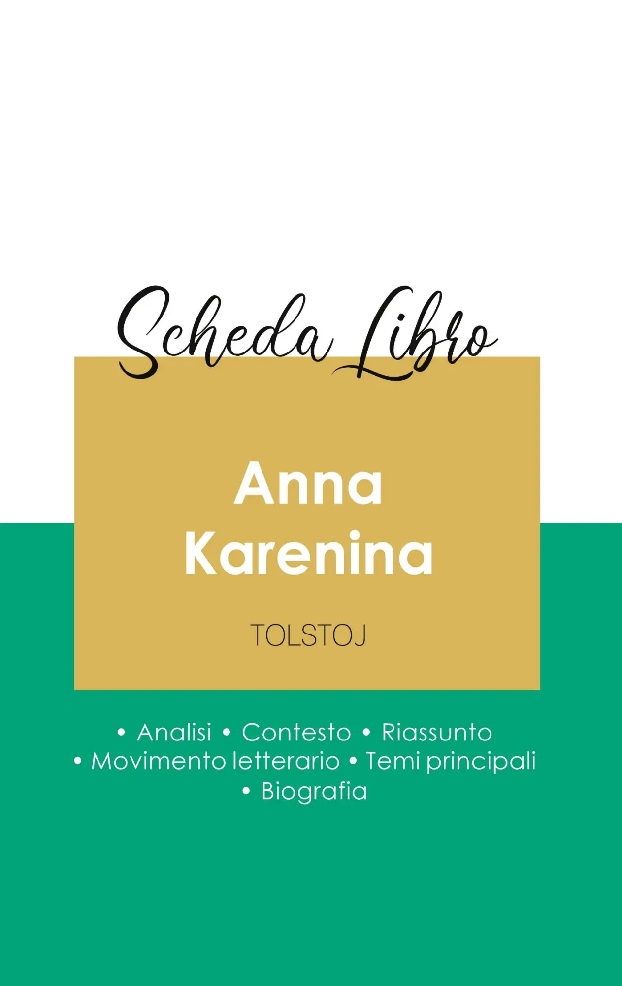 Cover: 9782759308651 | Scheda libro Anna Karenina di Lev Tolstoj (analisi letteraria di...