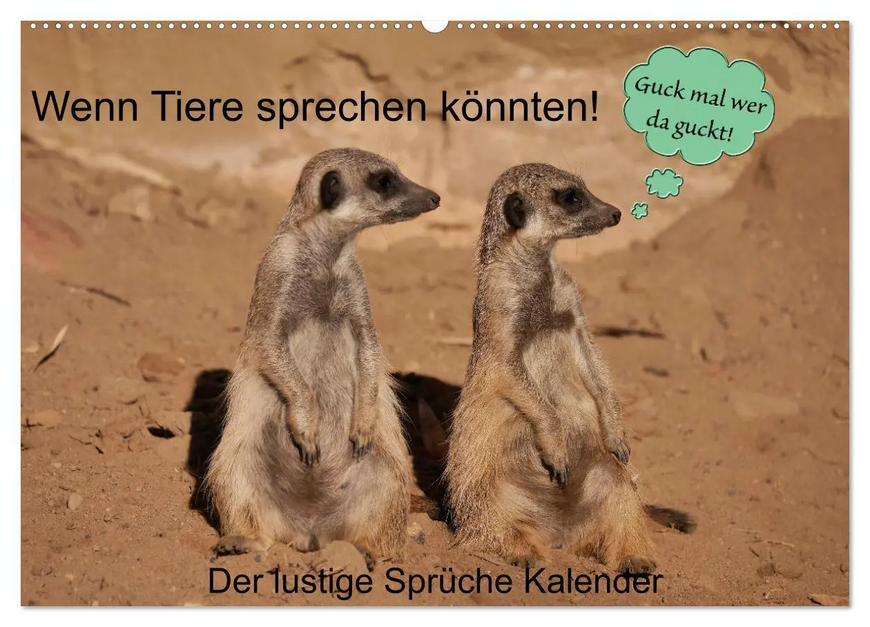 Cover: 9783457638651 | Wenn Tiere sprechen könnten! Der lustige Sprüche Kalender...