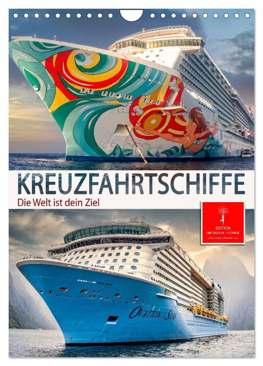 Cover: 9783516348651 | Kreuzfahrtschiffe - die Welt ist dein Ziel (Wandkalender 2026 DIN...
