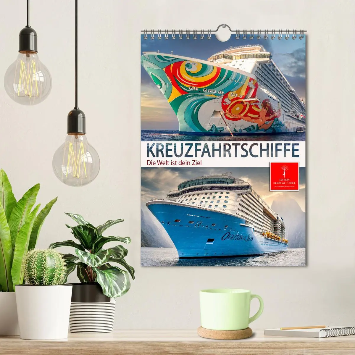 Bild: 9783516348651 | Kreuzfahrtschiffe - die Welt ist dein Ziel (Wandkalender 2026 DIN...