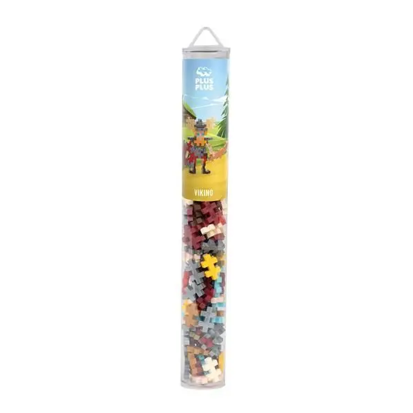 Bild: 5710409108751 | Plus-Plus 100 Tube Kreativ Bausteine Wikinger | 9604311 | 2024