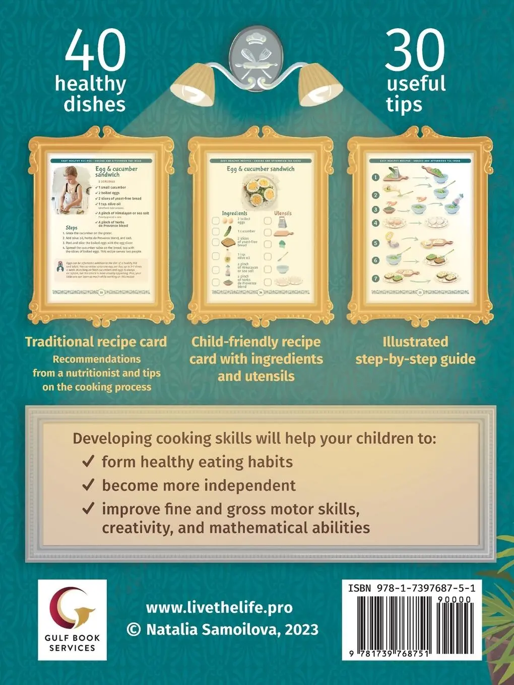 Rückseite: 9781739768751 | LOOK! I'M COOKING | 40 simple and healthy recipes for kids | Samoilova