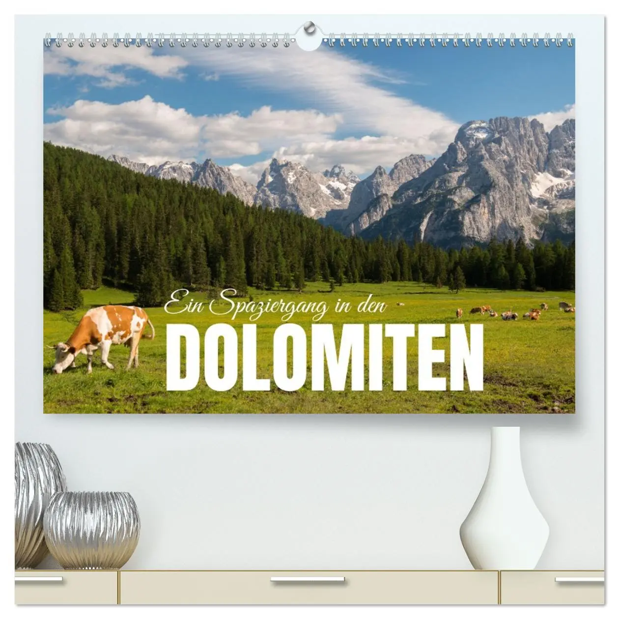 Cover: 9783457488751 | Ein Spaziergang in den Dolomiten (hochwertiger Premium Wandkalender...