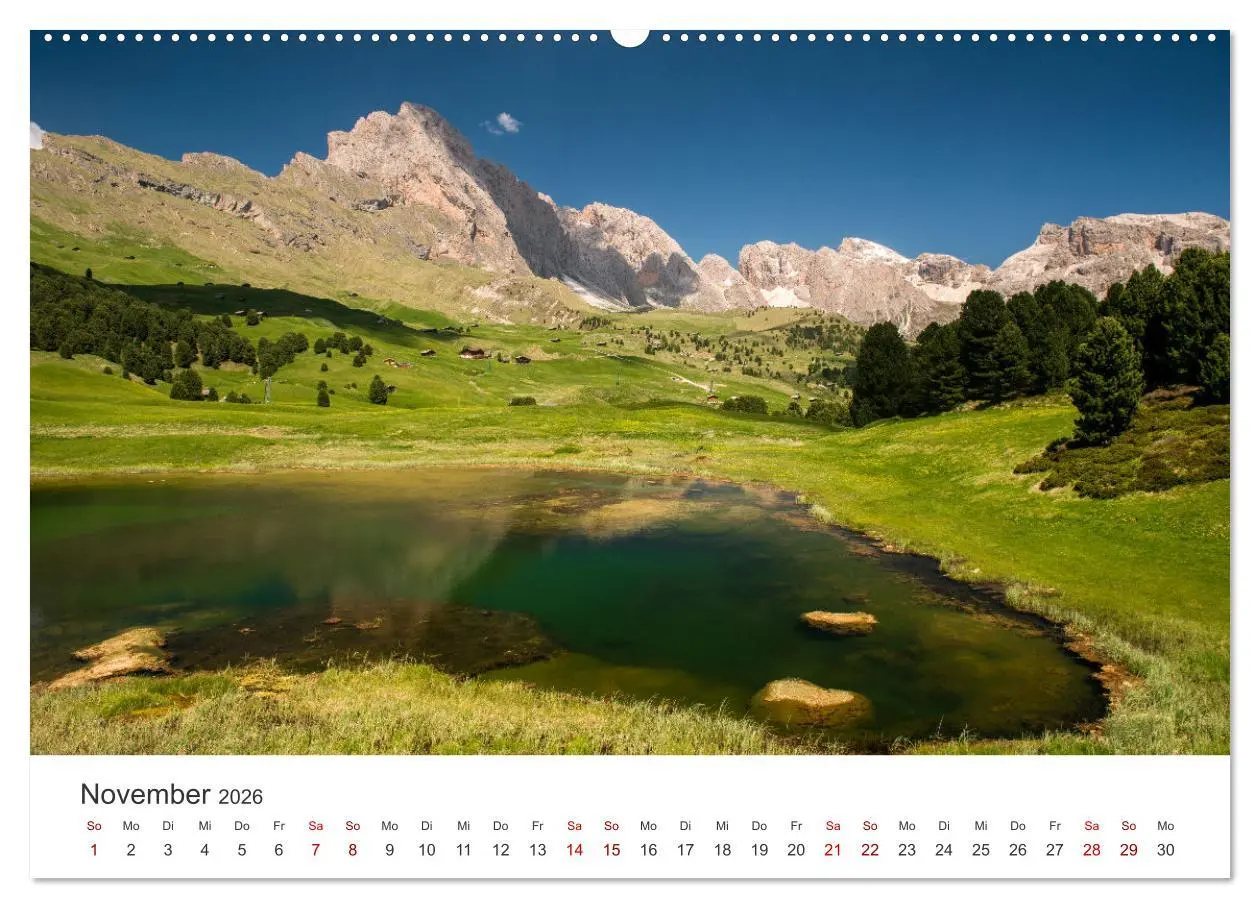 Bild: 9783457488751 | Ein Spaziergang in den Dolomiten (hochwertiger Premium Wandkalender...