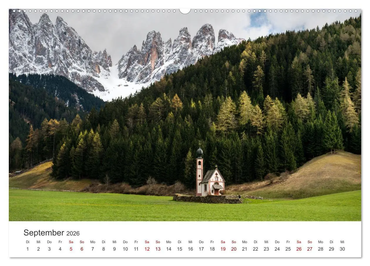 Bild: 9783457488751 | Ein Spaziergang in den Dolomiten (hochwertiger Premium Wandkalender...