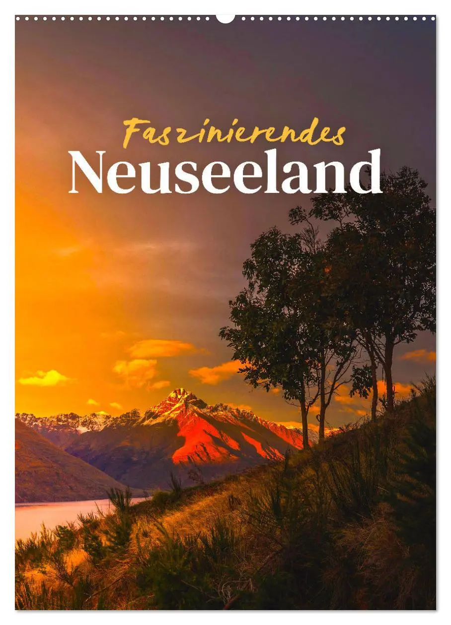 Cover: 9783516338751 | Faszinierendes Neuseeland (Wandkalender 2026 DIN A2 hoch), CALVENDO...