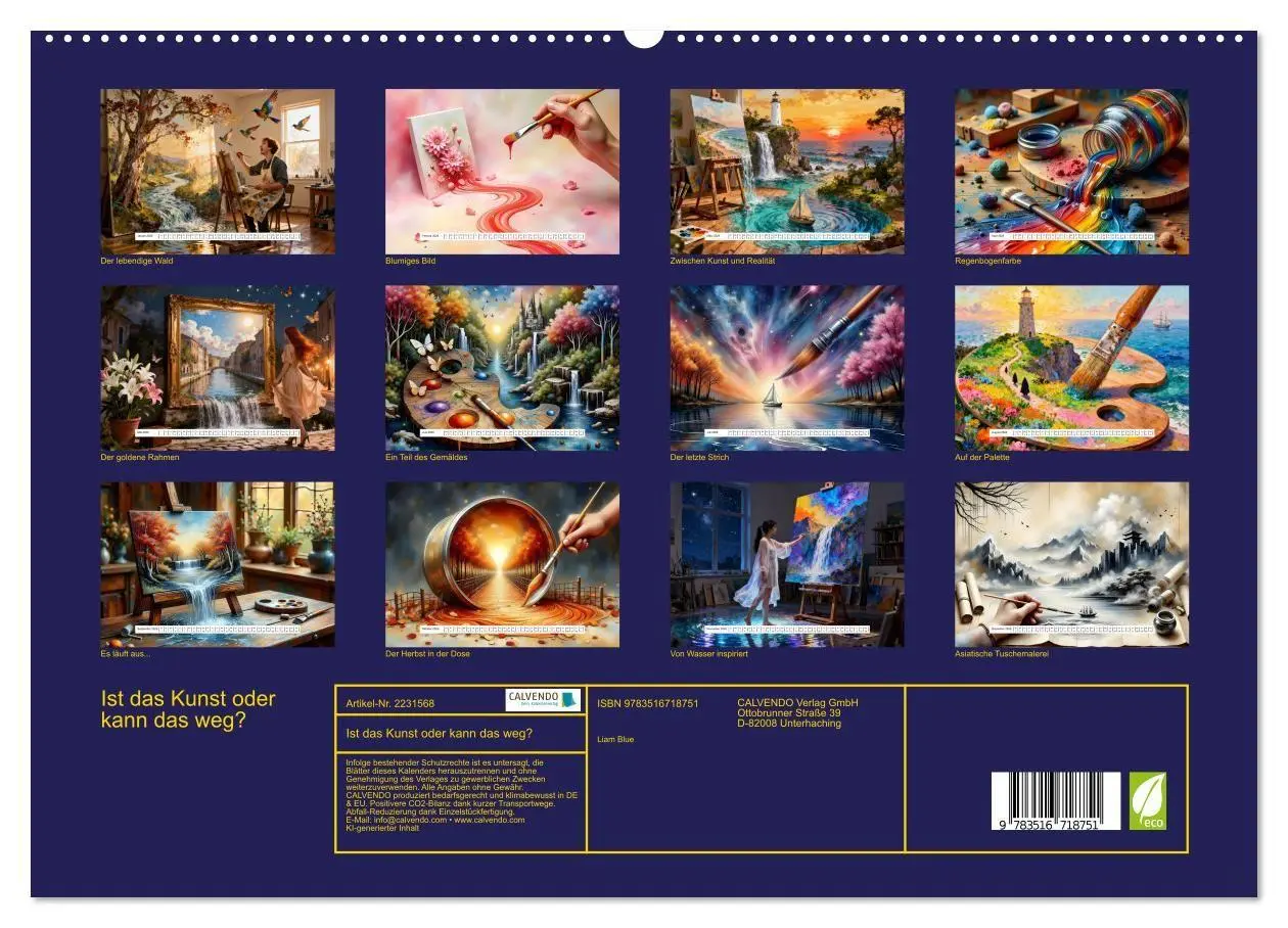 Bild: 9783516718751 | Ist das Kunst oder kann das weg? (hochwertiger Premium Wandkalender...