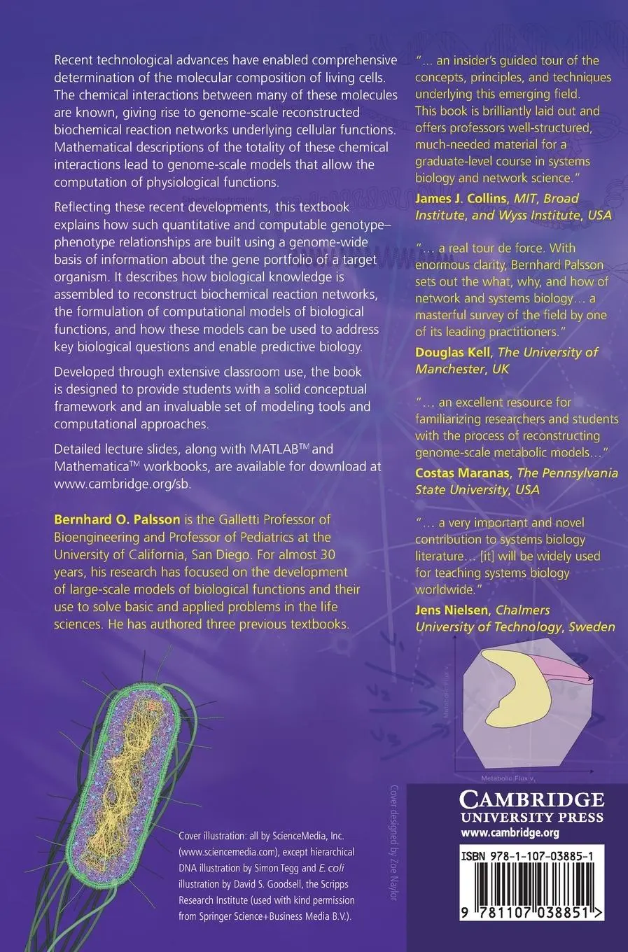 Rückseite: 9781107038851 | Systems Biology | Bernhard Ø. Palsson | Buch | Gebunden | Englisch