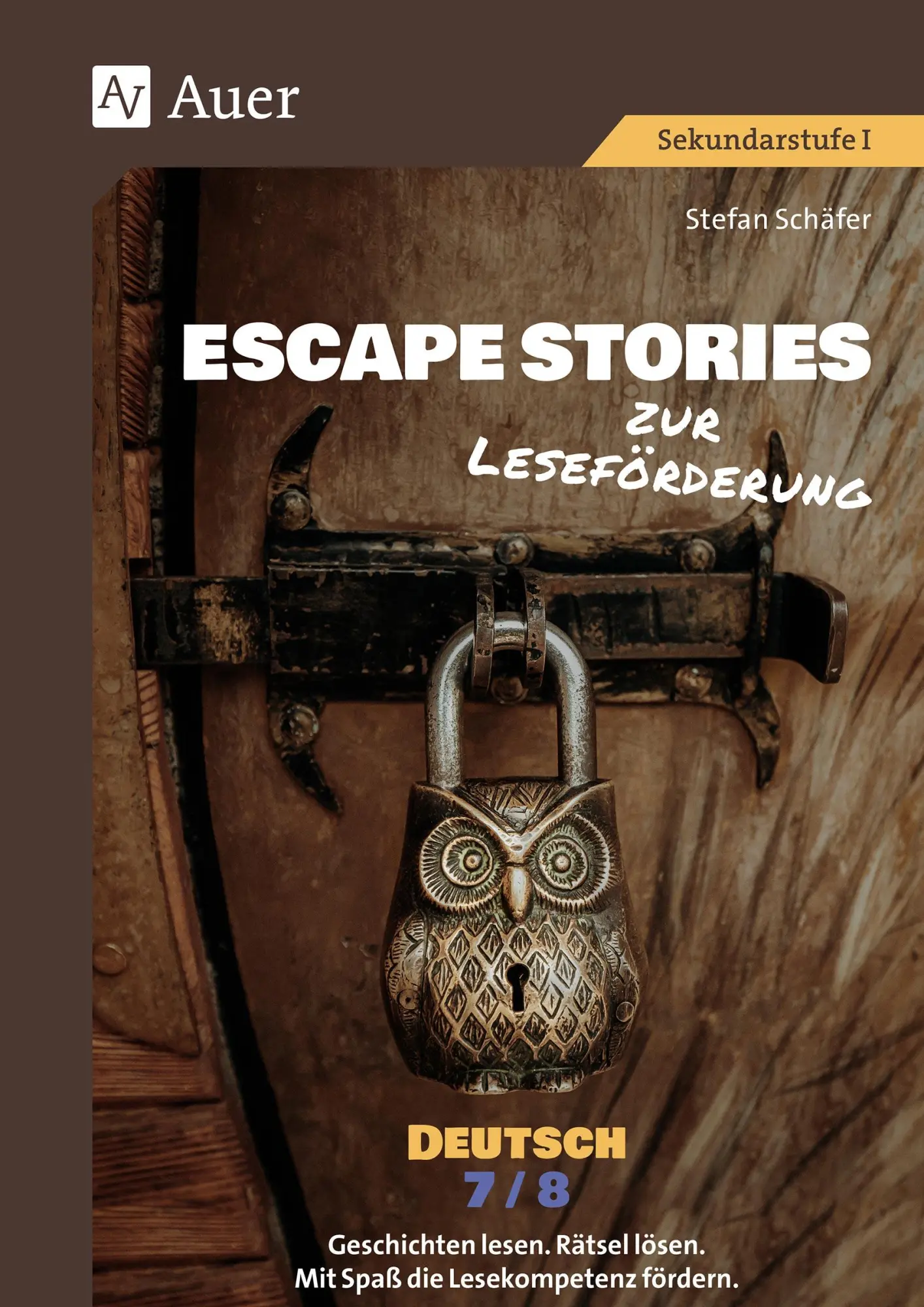 Cover: 9783403088851 | Escape Stories zur Leseförderung Deutsch 7-8 | Stefan Schäfer | 88 S.