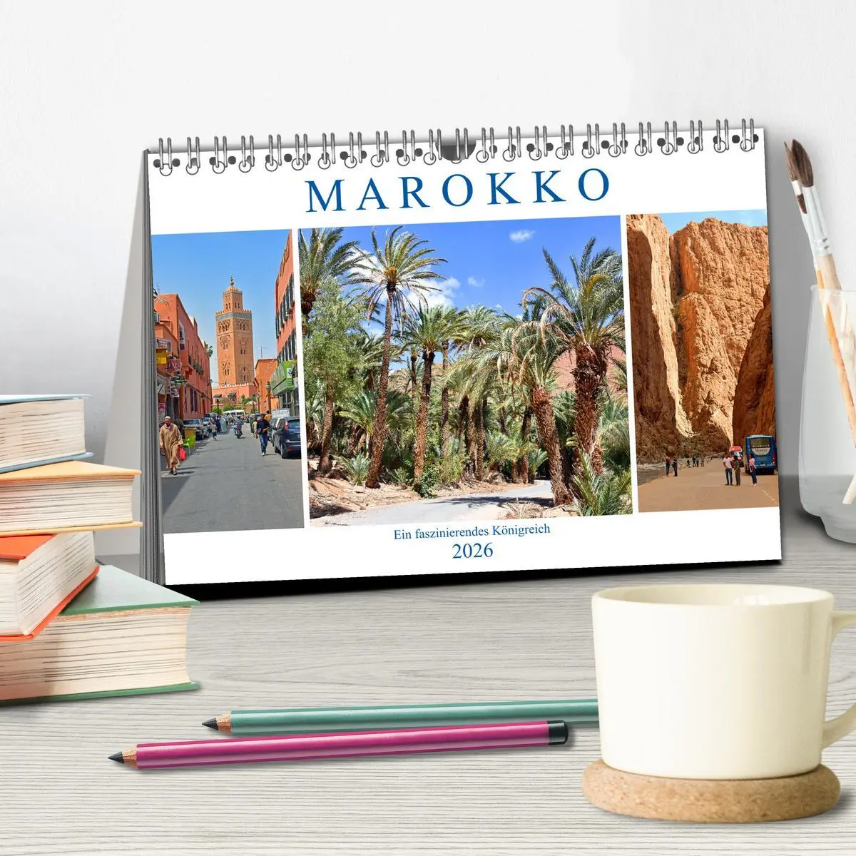 Bild: 9783457788851 | MAROKKO, ein faszinierendes Königreich (Tischkalender 2026 DIN A5...