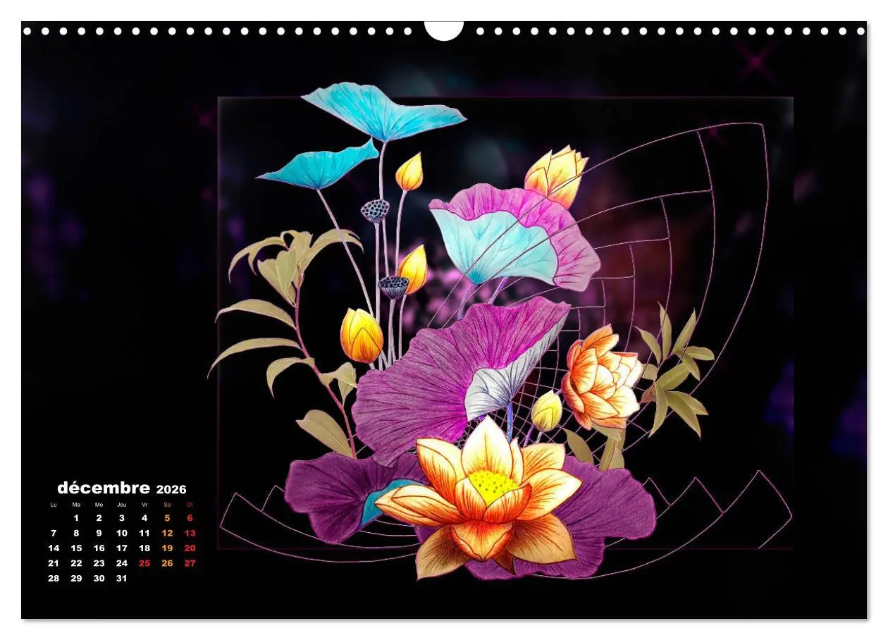 Bild: 9783516568851 | Images d'art Ikebana (Calendrier mural 2026 DIN A3 vertical),...
