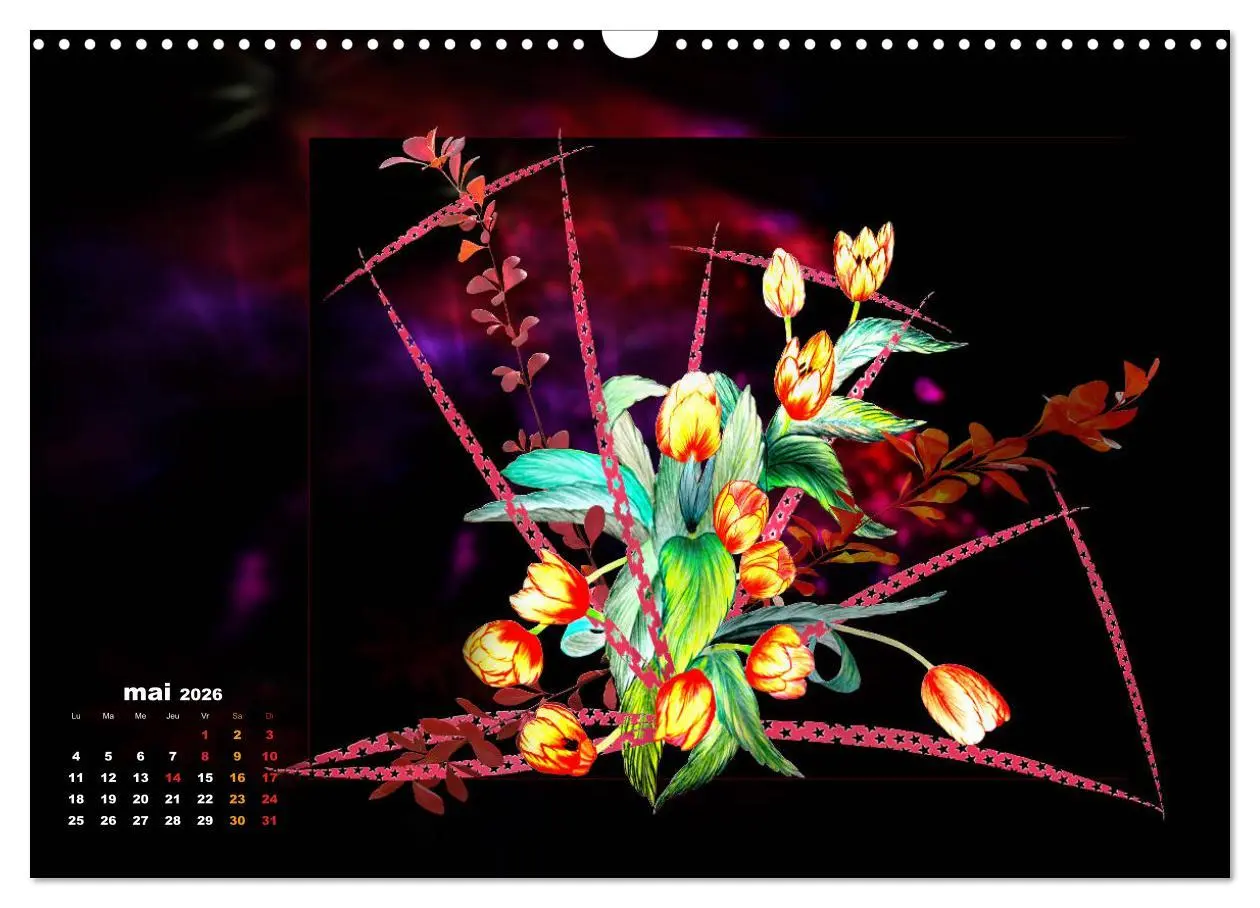 Bild: 9783516568851 | Images d'art Ikebana (Calendrier mural 2026 DIN A3 vertical),...