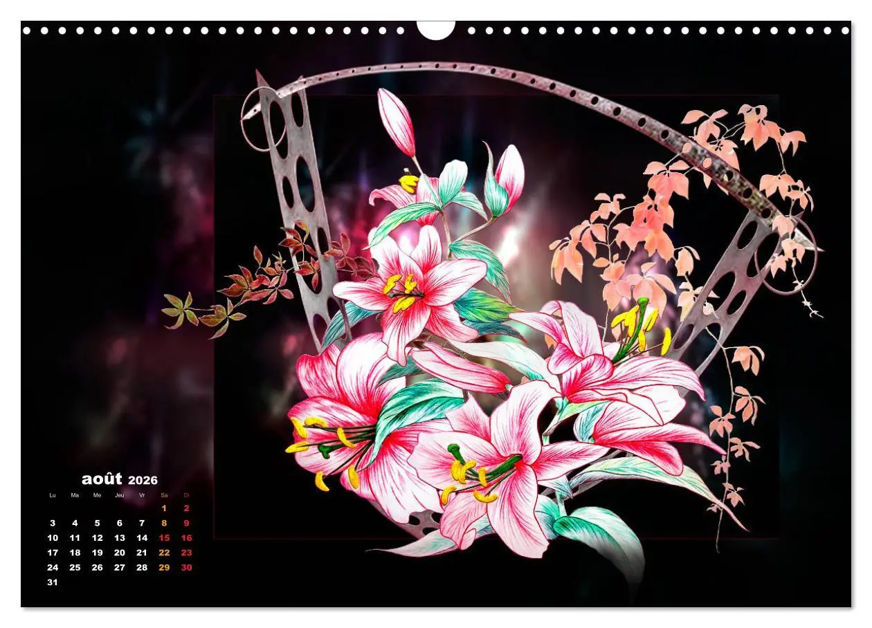 Bild: 9783516568851 | Images d'art Ikebana (Calendrier mural 2026 DIN A3 vertical),...