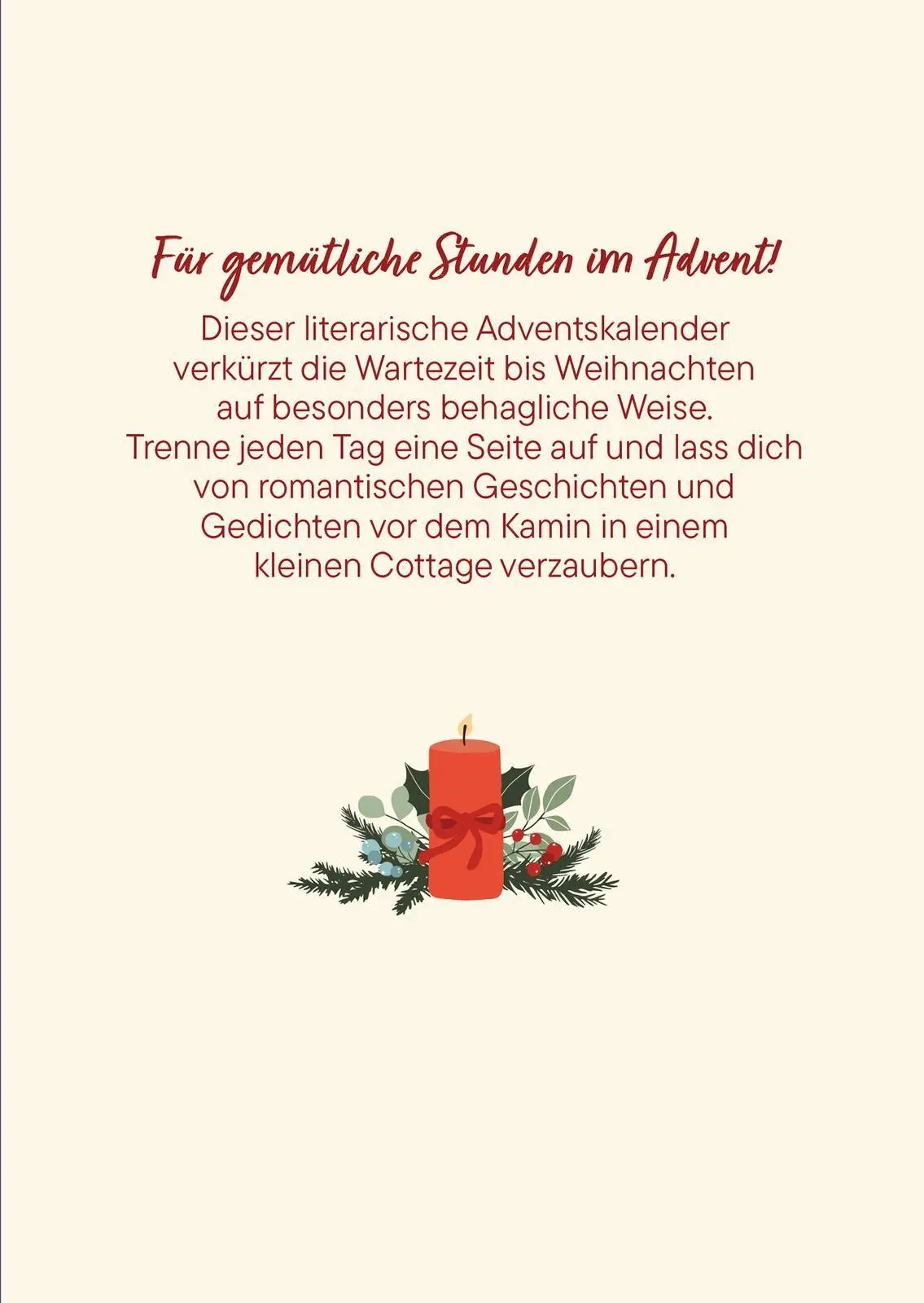 Bild: 9783845868851 | Cosy Christmas Cottage | 24 Adventsgeschichten zum Aufschneiden | Buch