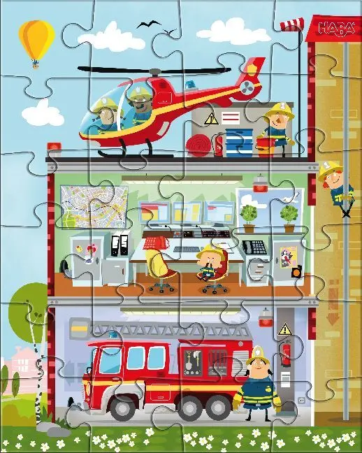 Bild: 4010168238951 | Puzzles Kleine Feuerwehr (Kinderpuzzle) | Thies Schwarz | Spiel | 2018