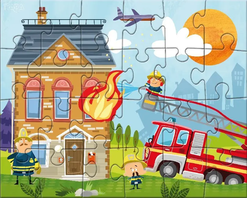 Bild: 4010168238951 | Puzzles Kleine Feuerwehr (Kinderpuzzle) | Thies Schwarz | Spiel | 2018