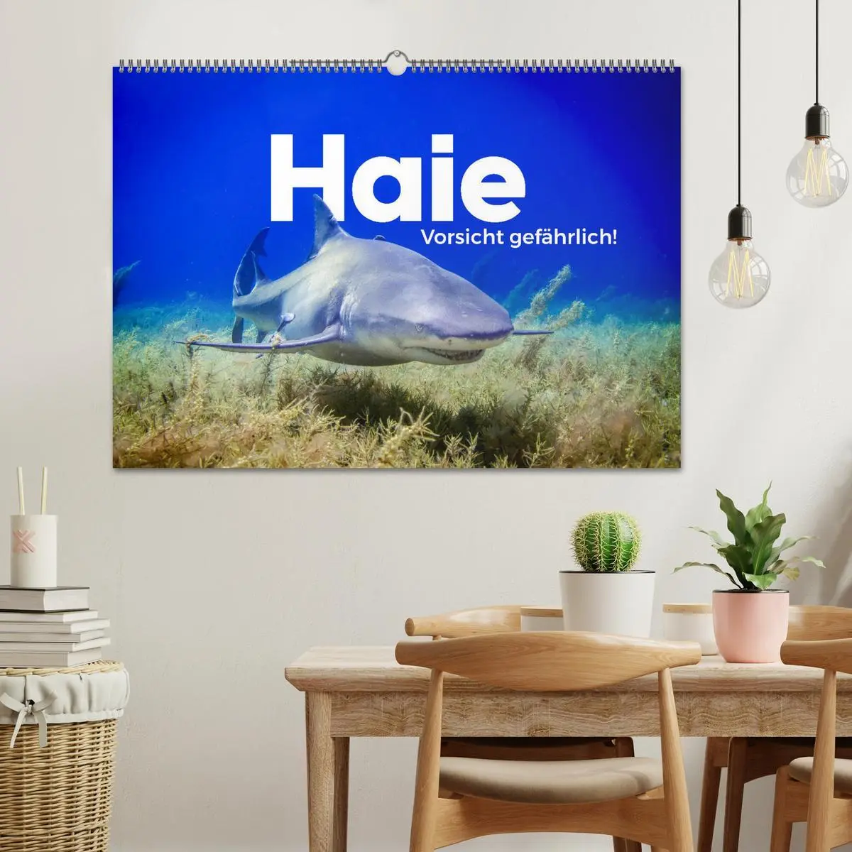Bild: 9783457538951 | Haie - Vorsicht gefährlich! (Wandkalender 2026 DIN A2 quer),...