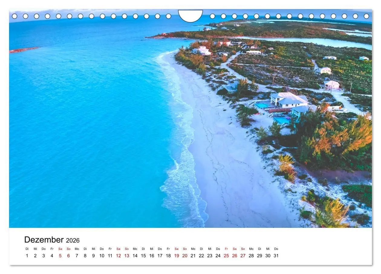 Bild: 9783457608951 | Bahamas - Paradiesische Strände. (Wandkalender 2026 DIN A4 quer),...
