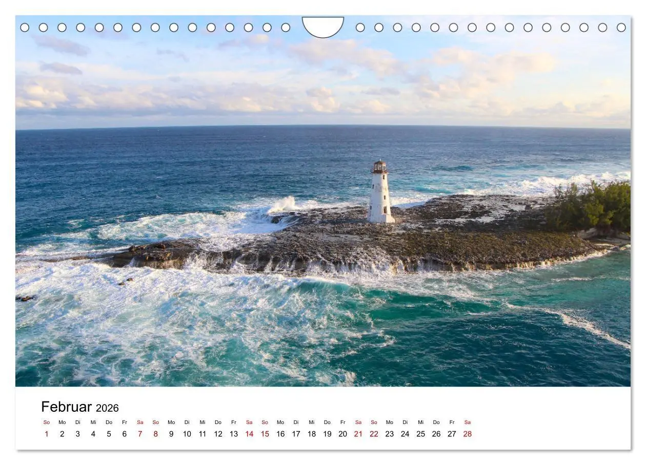 Bild: 9783457608951 | Bahamas - Paradiesische Strände. (Wandkalender 2026 DIN A4 quer),...