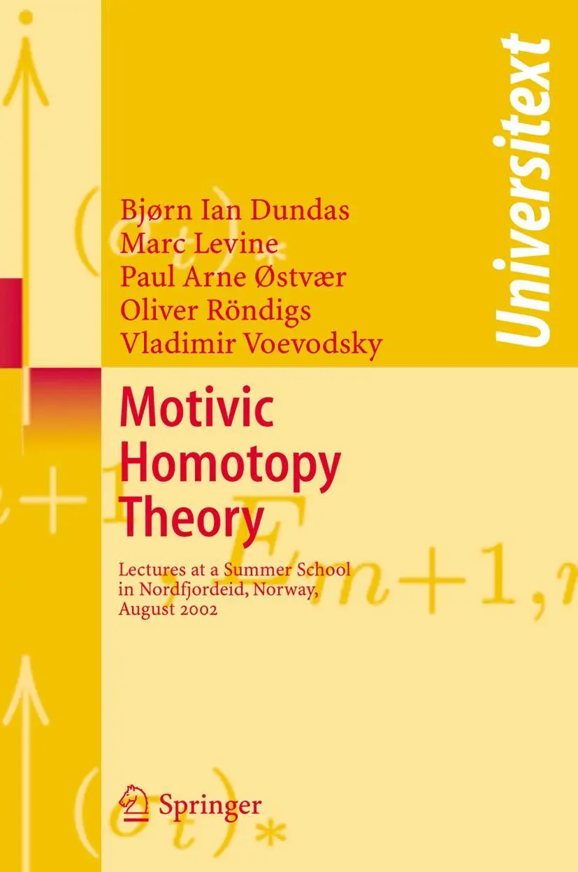 Cover: 9783540458951 | Motivic Homotopy Theory | Bjorn Ian Dundas (u. a.) | Taschenbuch | x