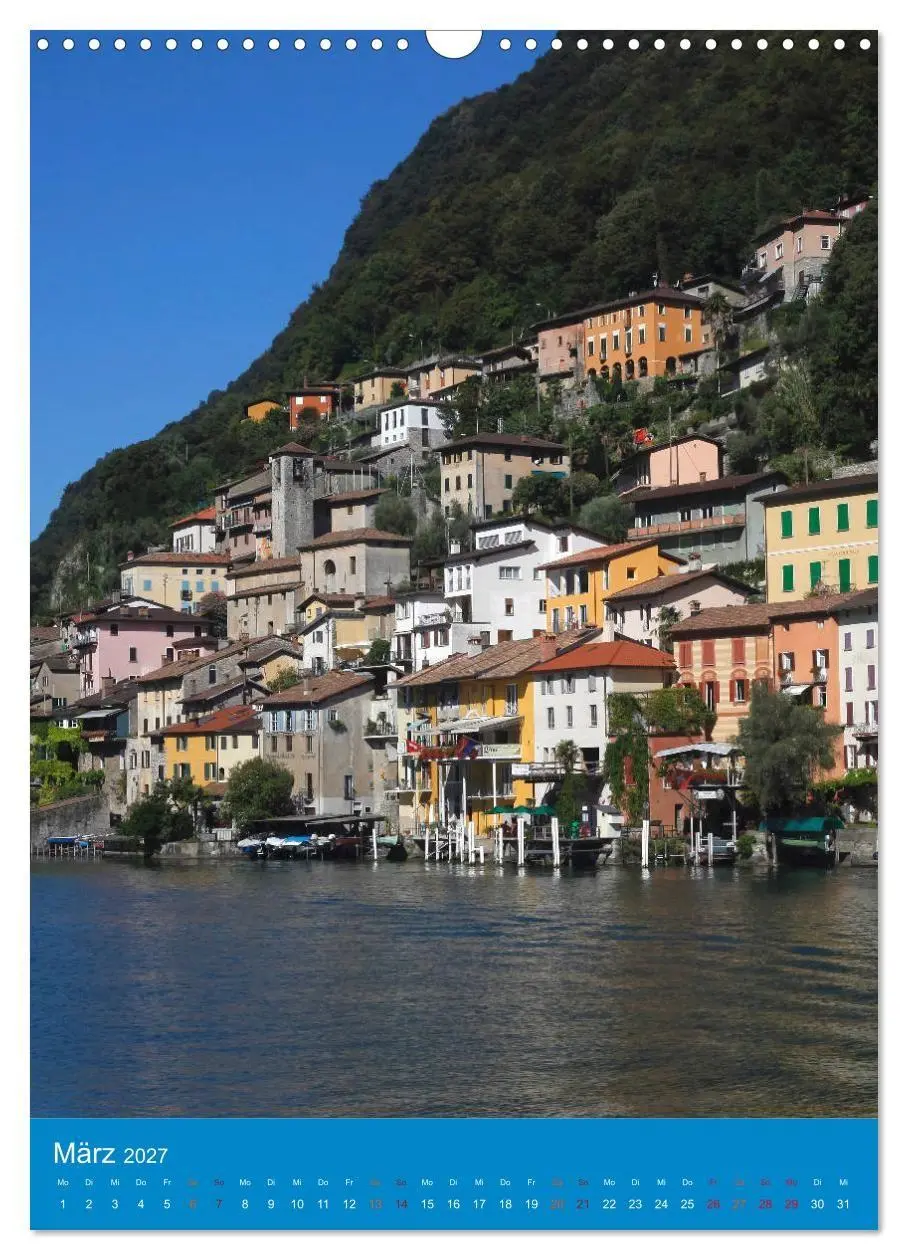 Bild: 9783569718951 | Tessin (Wandkalender 2027 DIN A3 hoch), CALVENDO Monatskalender | 2027