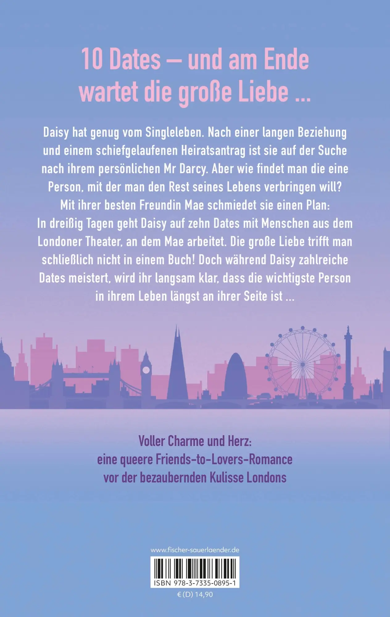 Rückseite: 9783733508951 | 30 Days, 10 Dates &amp; 1 Drama | Lea Kaib | Taschenbuch | 432 S. | 2025
