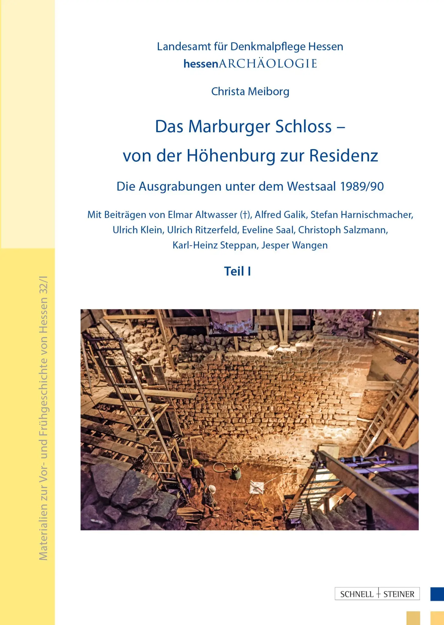 Cover: 9783795438951 | Das Marburger Schloss - von der Höhenburg zur Residenz (2 Bände im...