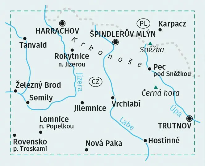Bild: 9783991218951 | KOMPASS Wanderkarte 2087 Riesengebirge, Krkonose 1:50.000 | 2 Bde/Tle