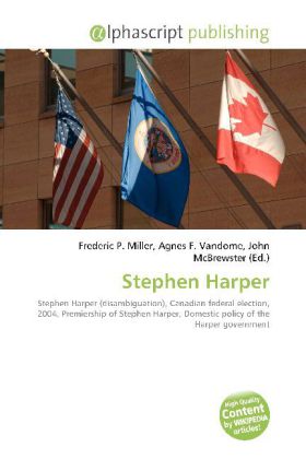 Stephen Harper | Frederic P. Miller (u. a.) | Taschenbuch | Englisch | Alphascript Publishing | EAN 9786130058951 - Miller, Frederic P.