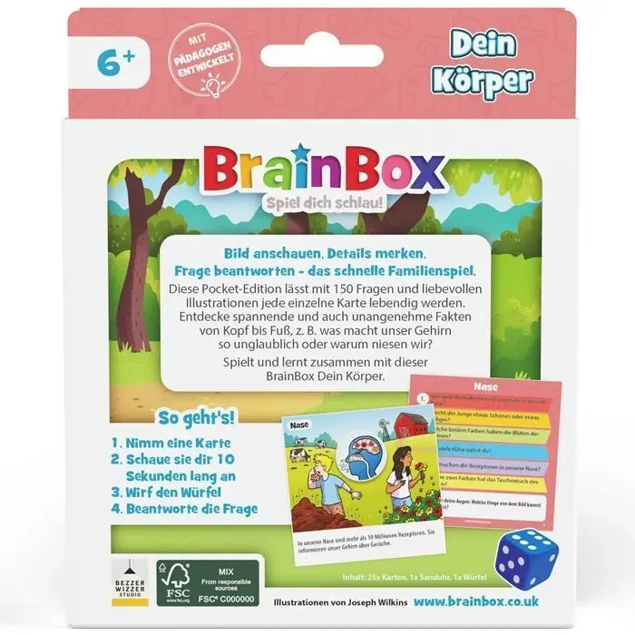 Bild: 5025822549051 | BRAIN BOX - BrainBox Pocket - Dein Körper | Spiel | Deutsch | 2025