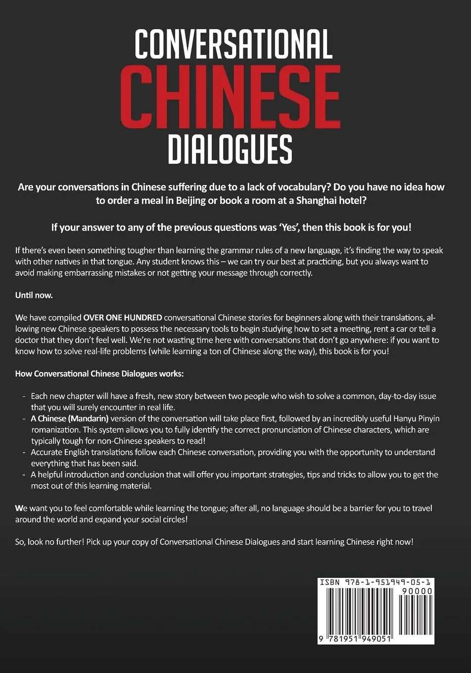 Rückseite: 9781951949051 | Conversational Chinese Dialogues | Lingo Mastery | Taschenbuch | 2020