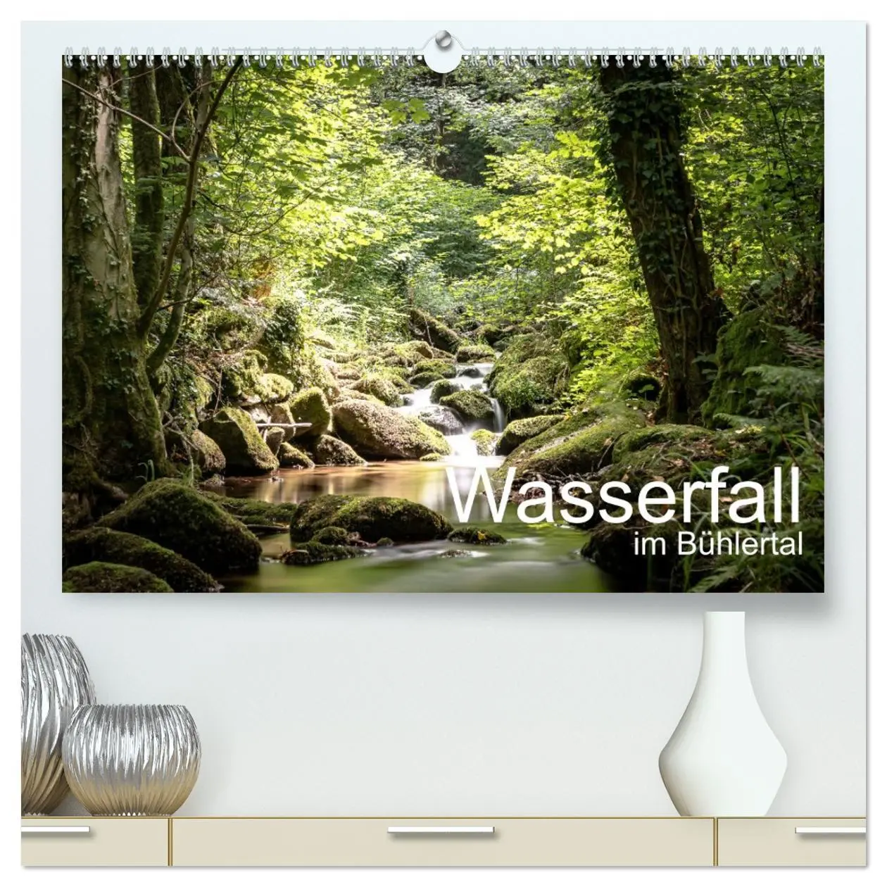 Cover: 9783457429051 | Wasserfall im Bühlertal (hochwertiger Premium Wandkalender 2026 DIN...