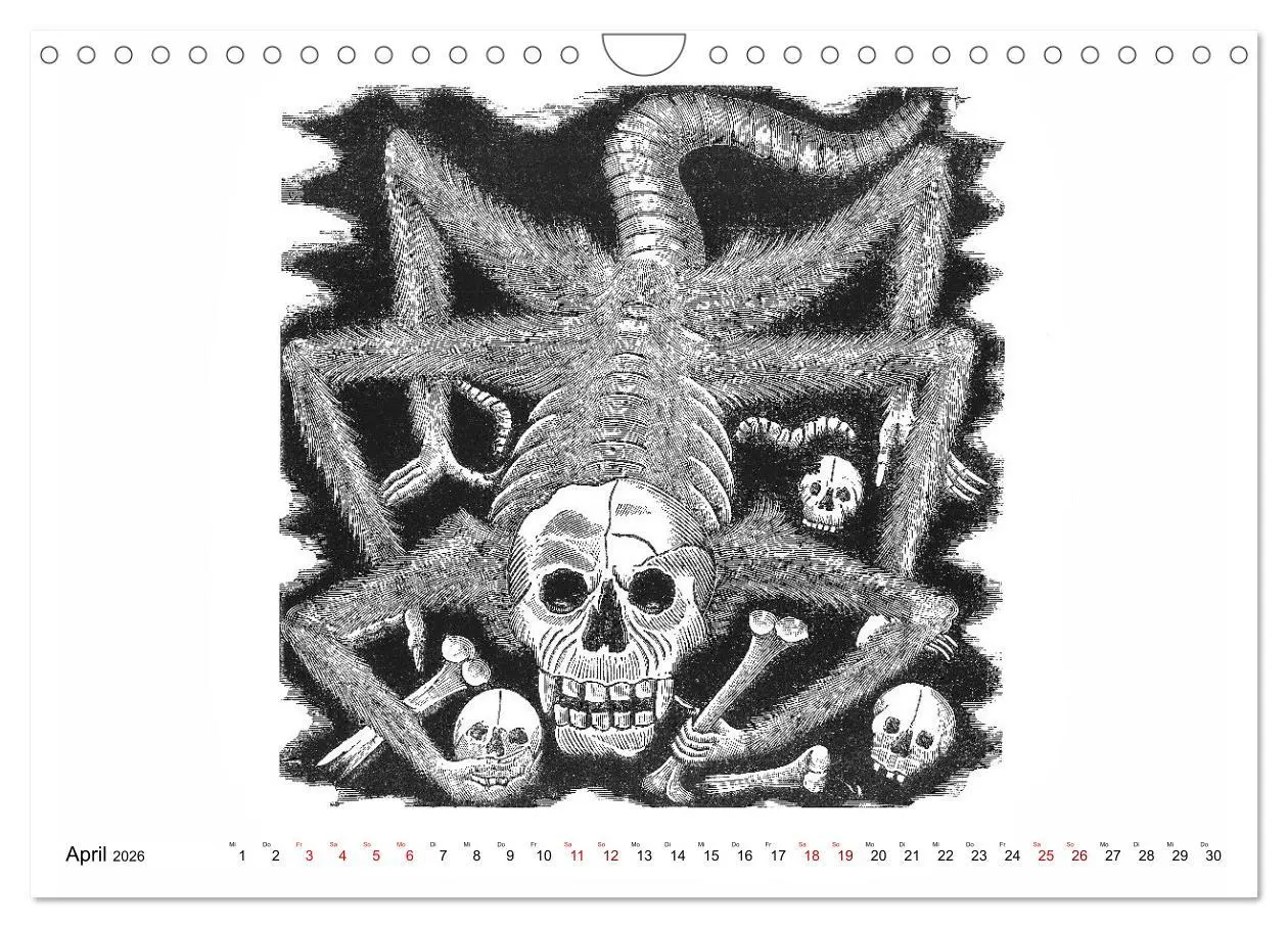 Bild: 9783457669051 | Calaveras - Totenköpfe und Skelette (Wandkalender 2026 DIN A4...