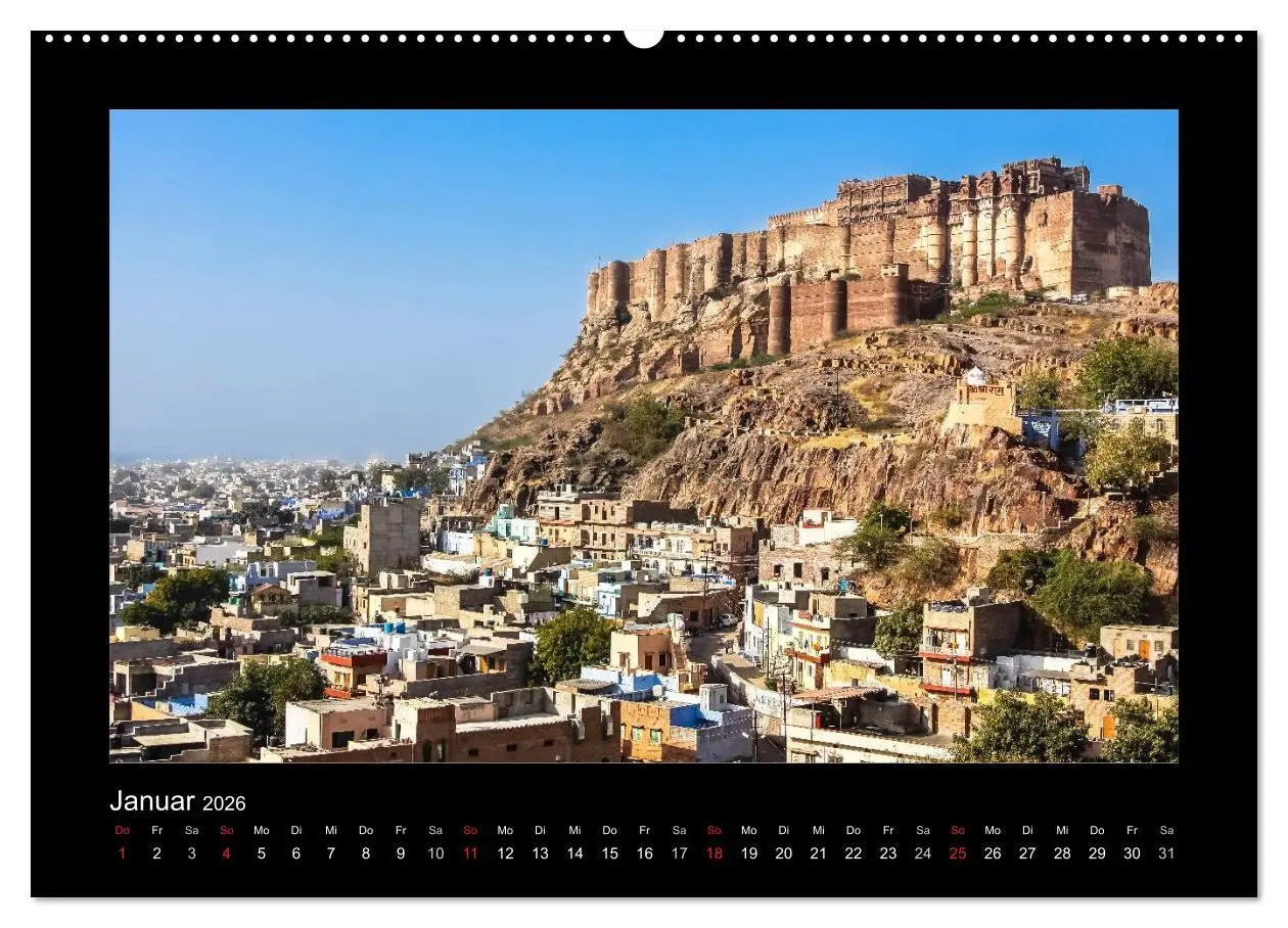 Bild: 9783516069051 | Willkommen in Indien 2026 (Wandkalender 2026 DIN A2 quer), CALVENDO...