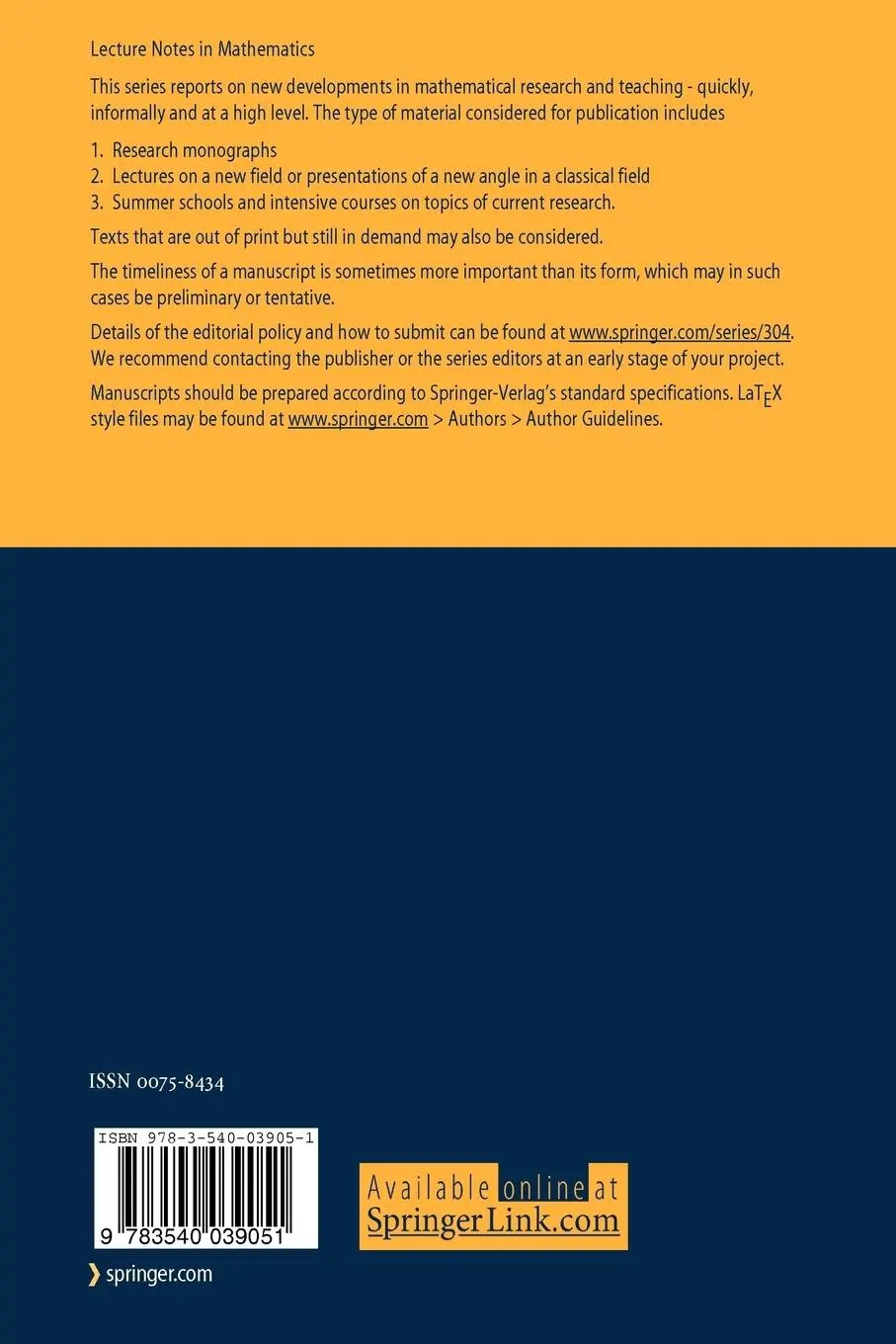 Rückseite: 9783540039051 | Equivariant Cohomology Theories | Glen E. Bredon | Taschenbuch