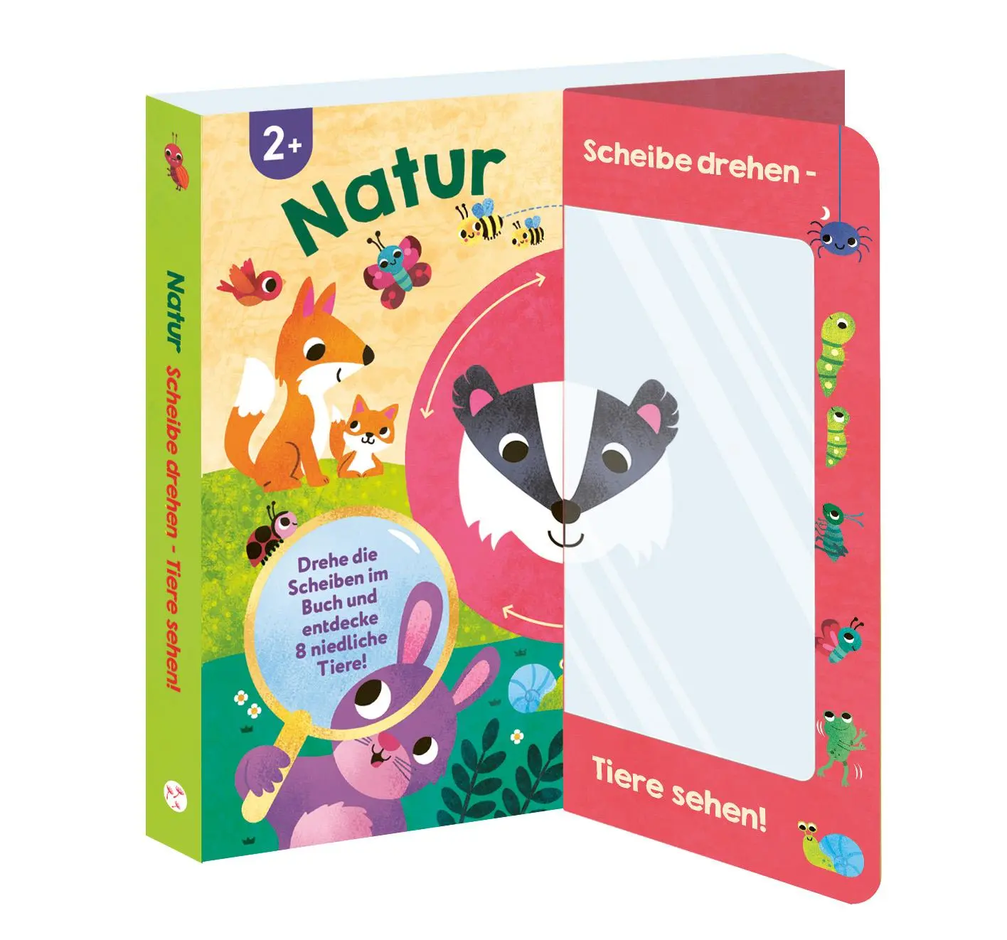 Cover: 9783849949051 | Scheibe drehen - Tiere sehen! Natur | Lily Holland (u. a.) | Buch