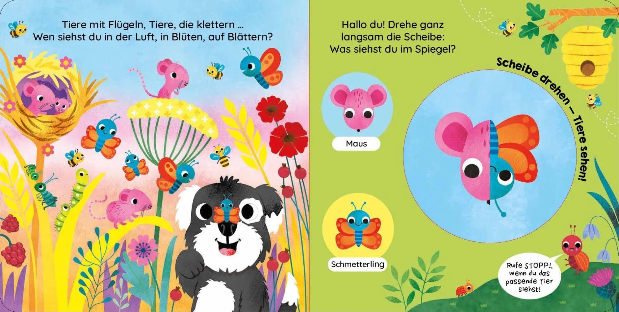 Bild: 9783849949051 | Scheibe drehen - Tiere sehen! Natur | Lily Holland (u. a.) | Buch