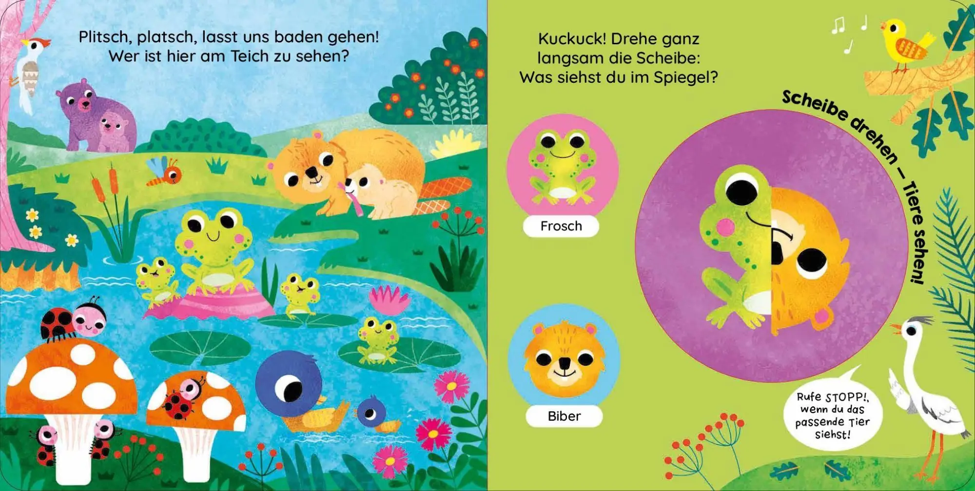 Bild: 9783849949051 | Scheibe drehen - Tiere sehen! Natur | Lily Holland (u. a.) | Buch